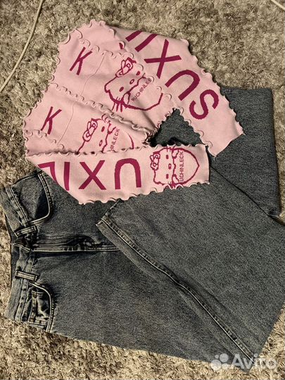 Джинсы и кофта