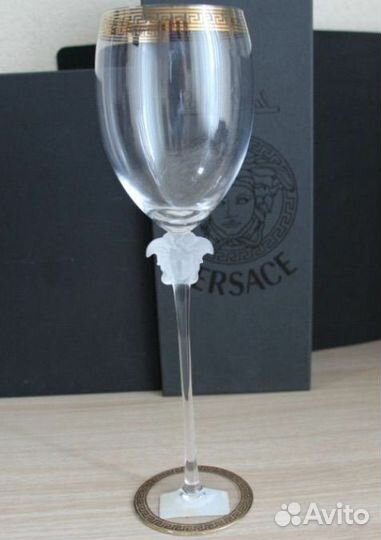 Бокалы под вино Versace Medusa D'or