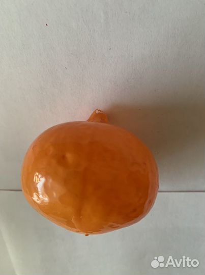 Елочные игрушки СССР мандарин