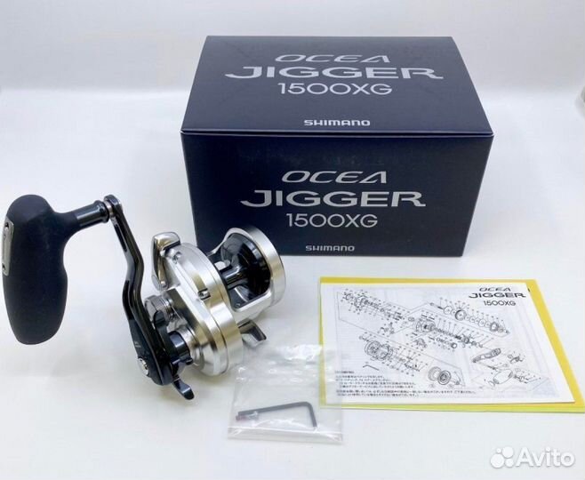 Катушка shimano 21 ocea jigger 1500XG right