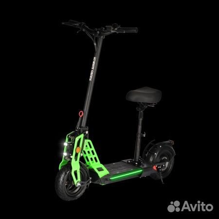 Электросамокат White siberia taiga 3 green UFO
