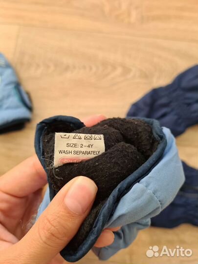 Непромокаемые варежки краги