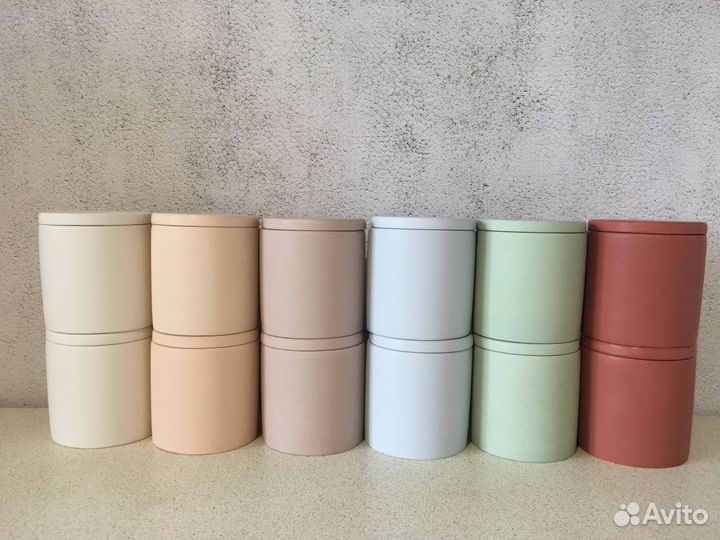 Стаканчик из гипса / Стаканчик для свечей