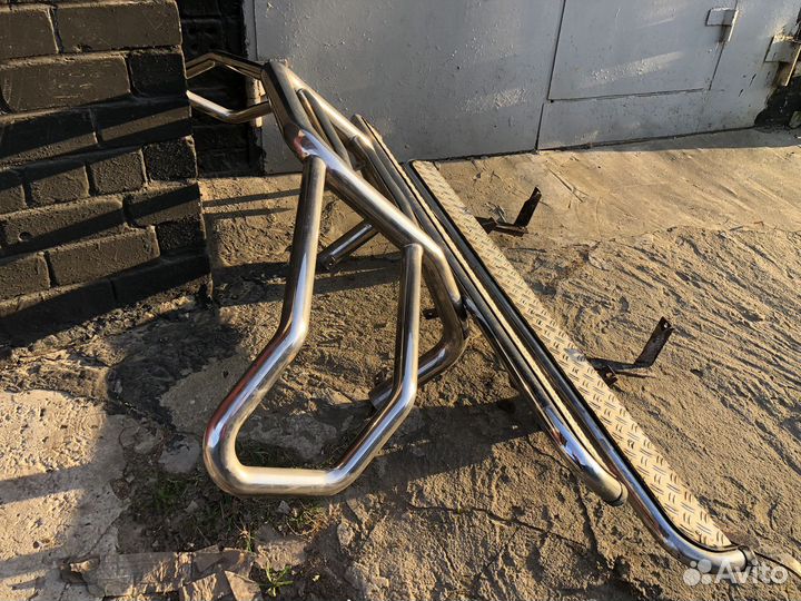 Кенгурятник + пороги Kia Sportage