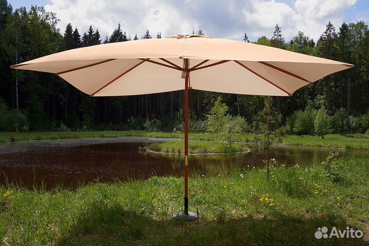 Bizzotto, Италия Зонт Неаполь Бежевый 3х3