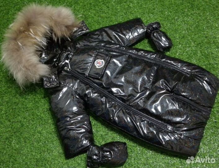 Зимний комбинезон трансформер moncler,размер 80+6