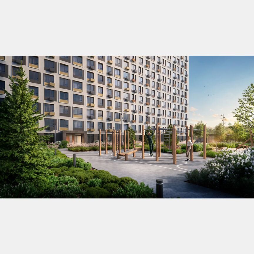 1-к. квартира, 40,1 м², 7/15 эт.
