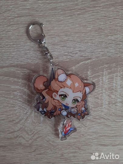 Брелок геншин инпакт акриловая