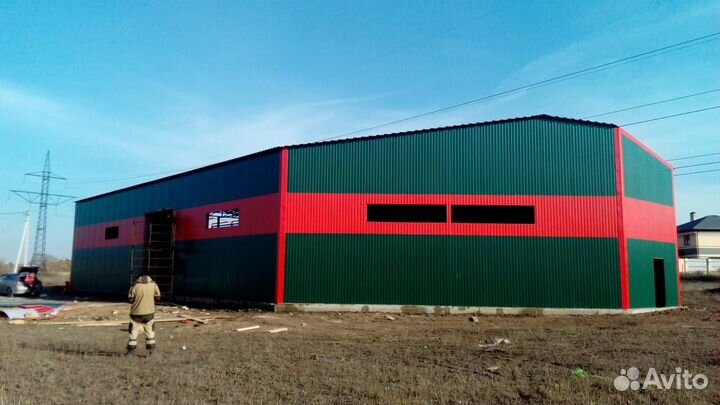 Навесы, ангары, зернохранилища строим зимой