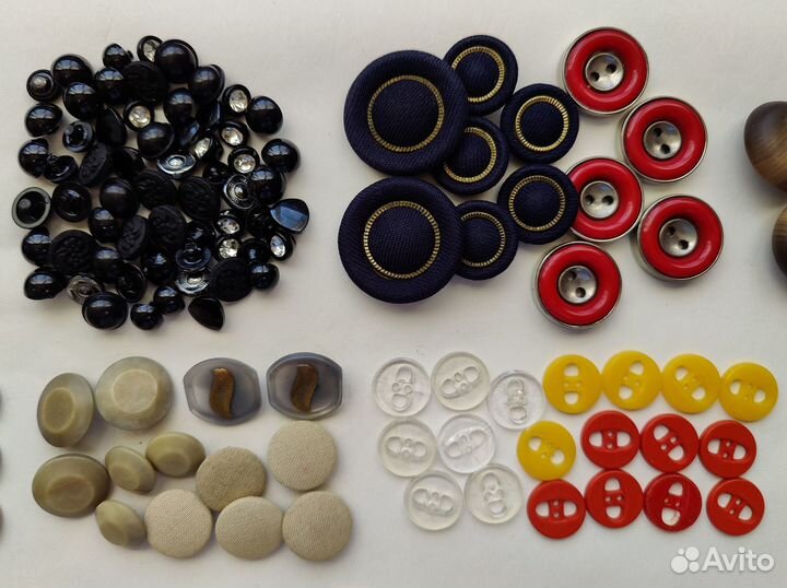 Пуговицы СССР и импортные 50-90-е гг