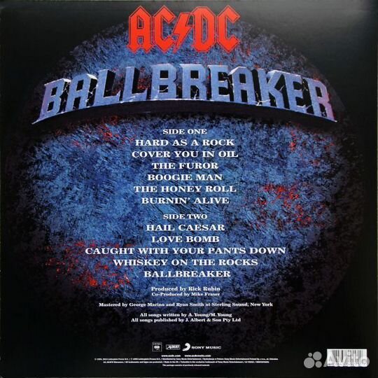 AC/DC - Ballbreaker LP (в упаковке)