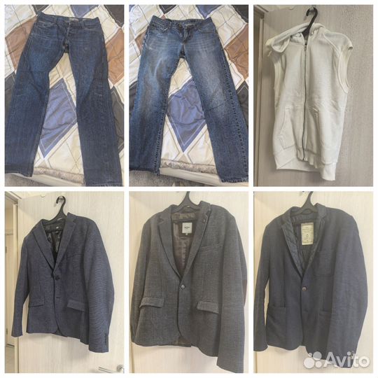 Мужские вещи пакетом размер S-M 19 шт