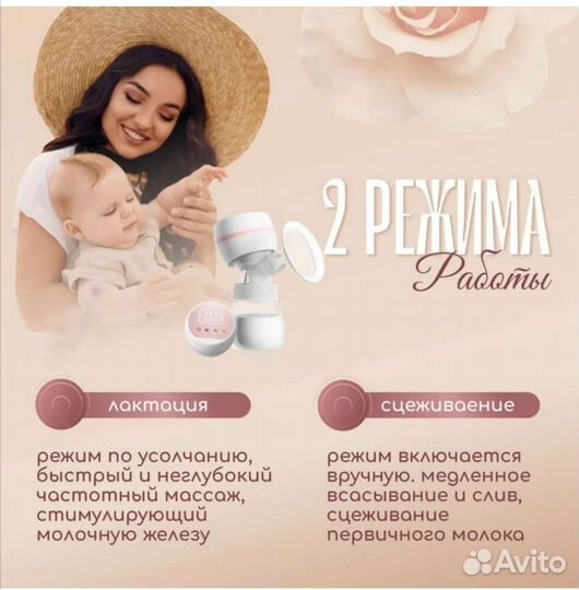 Молокоотсос электрический новый