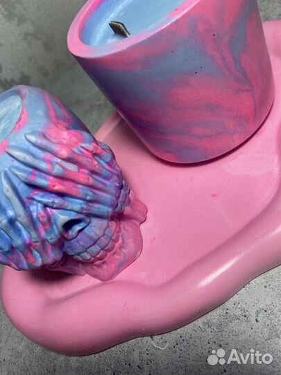 Свечи ручной работы в гипсе