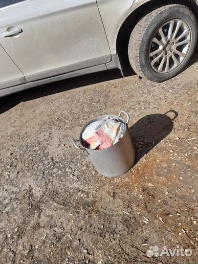 Бак алюминевый пищевой кастрюля большая