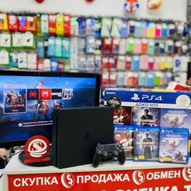 Sony playstation 4 Slim 500gb Полный комплект +Игр