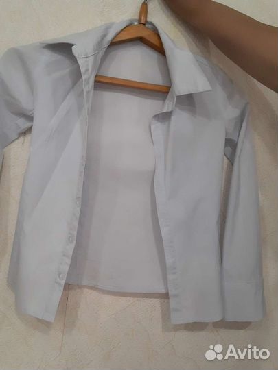 Рубашка школьная для девочки 128-134