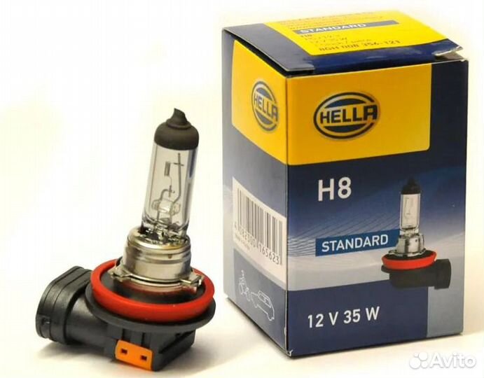 Hella PGJ19-1 Standard H8 лампа галоген