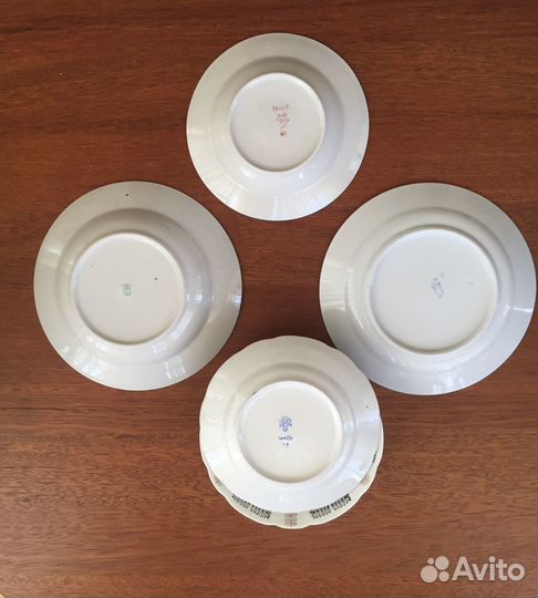 Тарелки фарфоровые винтаж СССР