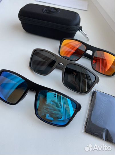 Солнцезащитные очки с поляризацией оранжевые