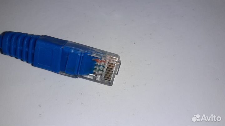 Патчкорд RJ-45, 5е, 1 метр в ассортименте