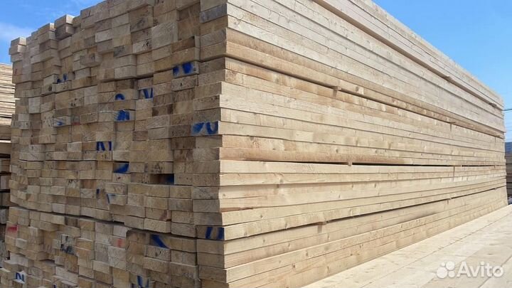 Доска обрезная сосна ель 50х150х6000 2 сорт