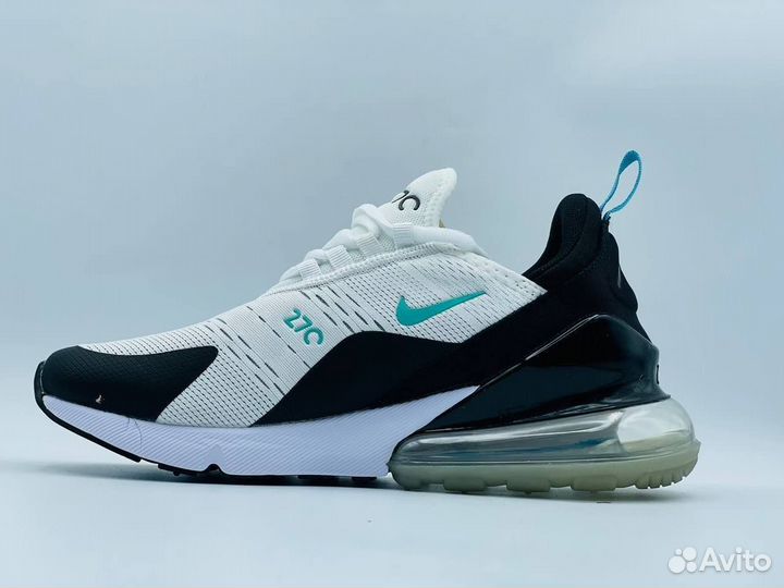 Nike air max 270 бело-чёрные разм. 44