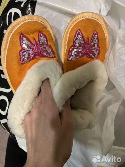 Теплые тапочки -чуни