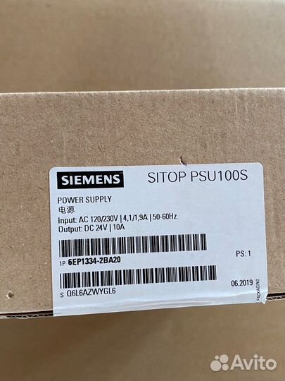 Блок питания 6EP1334-2BA20 Siemens