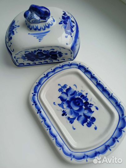 Масленка гжель