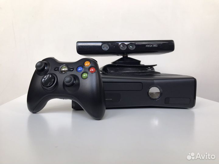 Xbox 360 Slim Lt 3.0 Kinect прошитая + игры