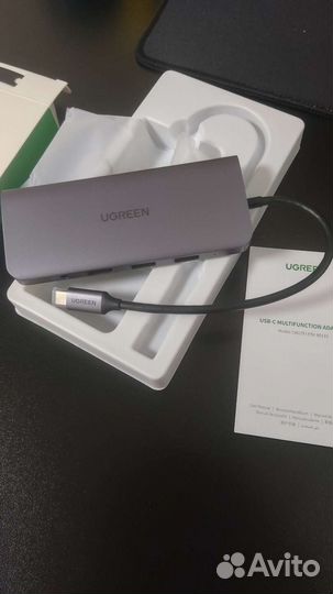 Ugreen 10 в 1. Новый USB hub type c