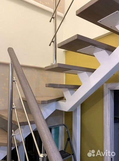 Изготовление лестниц из металлокаркаса межэтажная