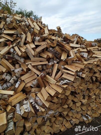 Дрова березовые колотые сухие