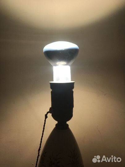Лампа настольная СССР лфз Винтаж 1960