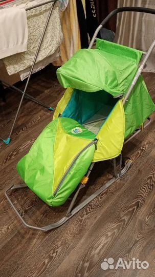 Детские санки коляска