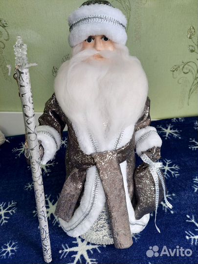 Дед Мороз и Снегурочка ручной работы