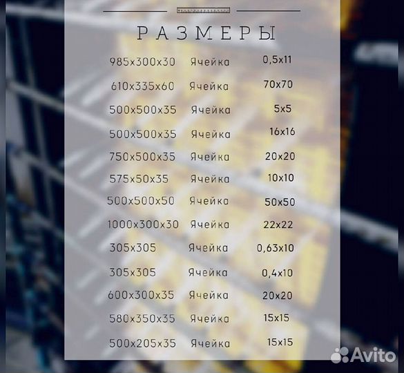 Сита модульные из полиуретана для грохота