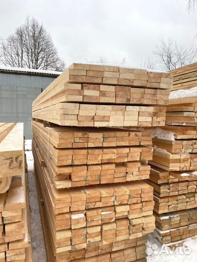 Доска обрезная 25х150х6000мм 1 сорт ГОСТ