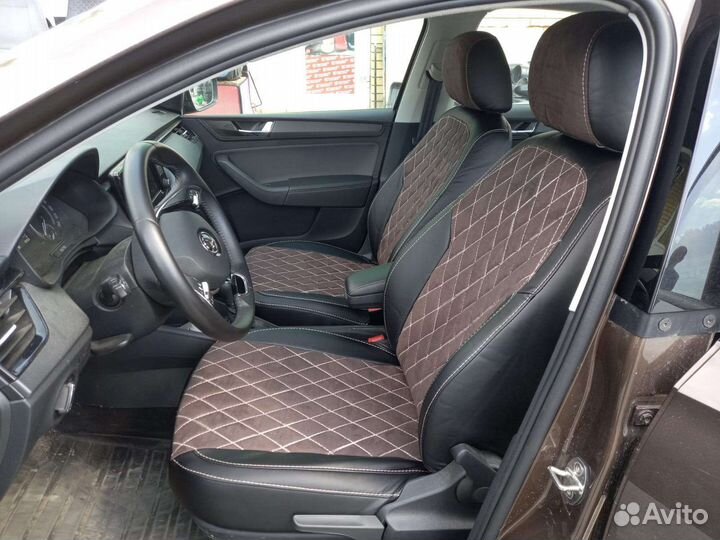 Авточехлы экокожа