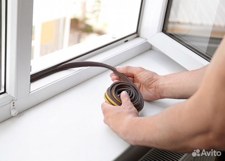 Уплотнитель, замена, регулировка окон