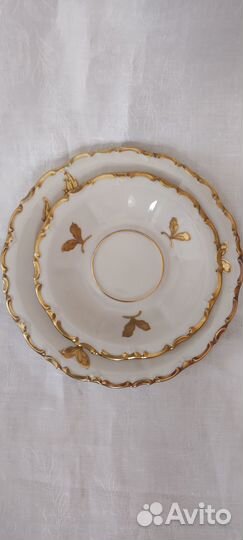 Тарелка блюдце фарфор Германия Англия