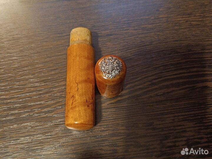 Портсигар Футляр для сигары карельская берёза