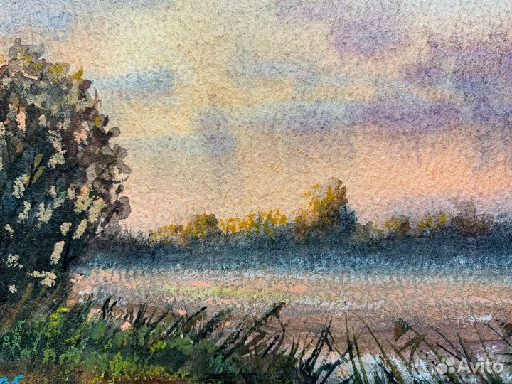 Картины пастелью и акварелью разные