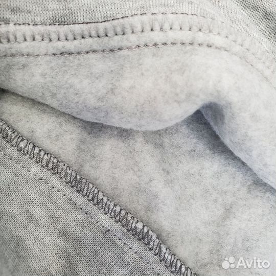 Серый теплый с начёсом 116-122