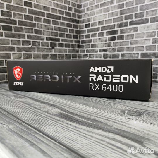 Видеокарта MSI AMD Radeon RX 6400 aero ITX 4Gb