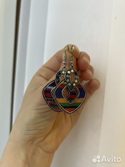 Серьги в стиле бохо