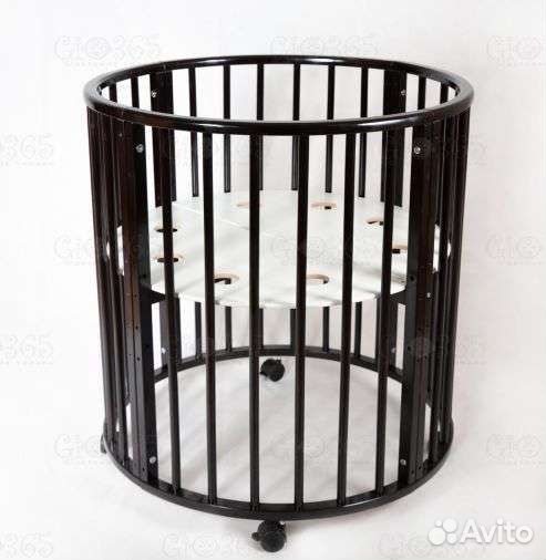 Детская кроватка трансформер с маятником