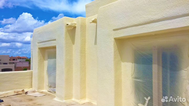 Утепление пенополиуретаном крыши дома