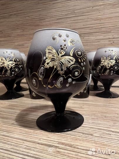 Хрустальный набор (бокалы+рюмки)